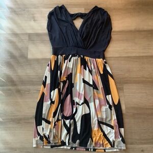 Lascana for Venus empire waist cap sleeve dress medium